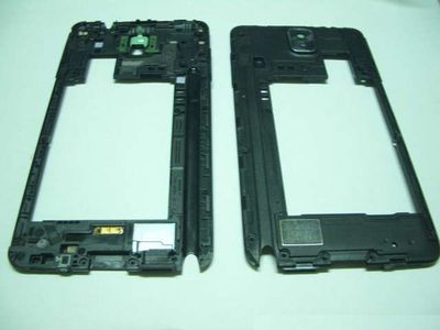 Chasis Samsung N9005 Note3 Negro + Modulo Antena con Buzzer + Embellecedor Cáma