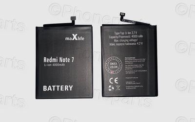Batería Compatible Xiaomi RedMi Note7 BN4A 4000mAh