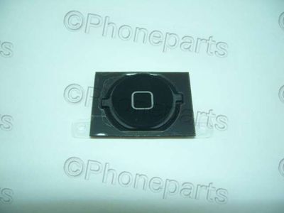 Botón Menu (Home) Apple iPhone 4S Negro con Goma