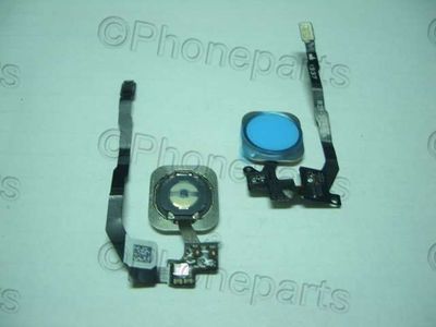 Cable Flex Menu (HOME) Apple iPhone 5S 5SE con Botón Plata y Lector de Huella (T