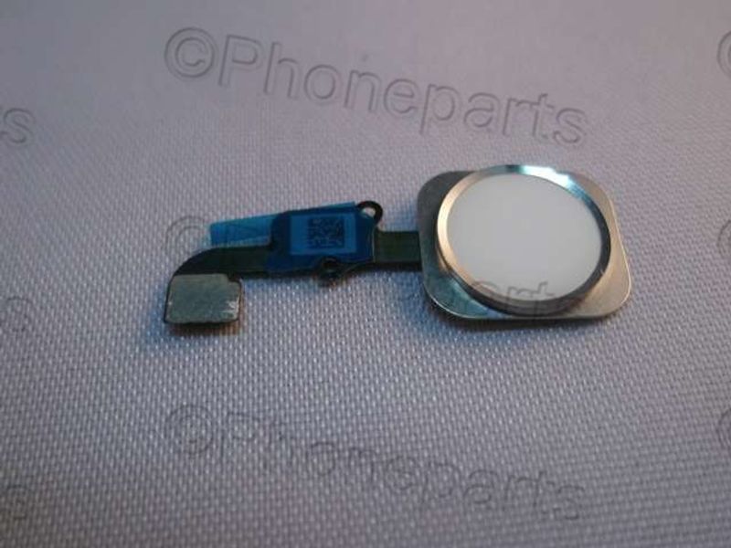 Cable Flex Botón Menu (HOME) Apple iPhone6 Blanco Plata