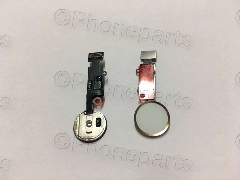 Cable Flex con Botón Menú (home) con Sensor Huella Apple iPhone7 Dorado