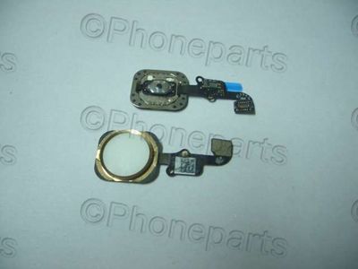 Cable Flex Home Menu con Botón Apple iPhone6 + Plus Blanco Dorado Sensor Huella