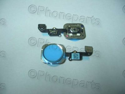 Cable Flex Home Menu con Botón Apple iPhone6 + Plus Blanco Plata Sensor Huella