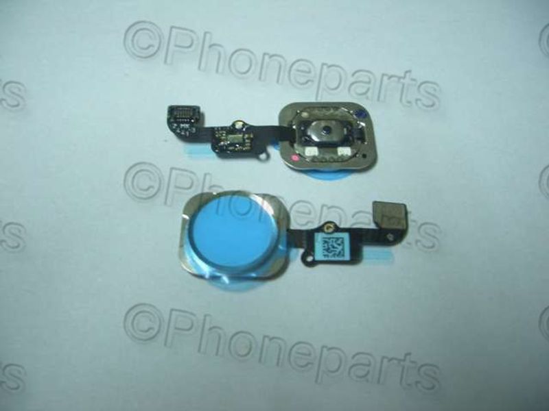 Cable Flex Home Menu con Botón Apple iPhone6 + Plus Blanco Plata Sensor Huella