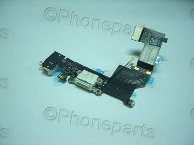 Cable Flex Carga Apple iPhone 5S Blanco