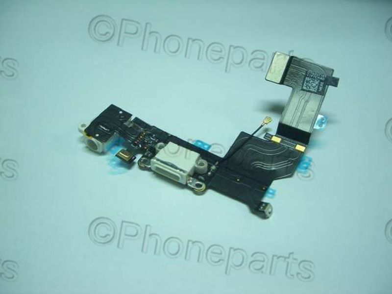 Cable Flex Carga Apple iPhone 5S Blanco