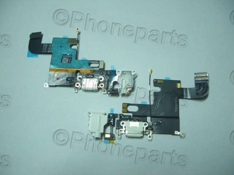 Cable Flex Conector Carga Apple iPhone6 Blanco con Micro y Jack de Audio