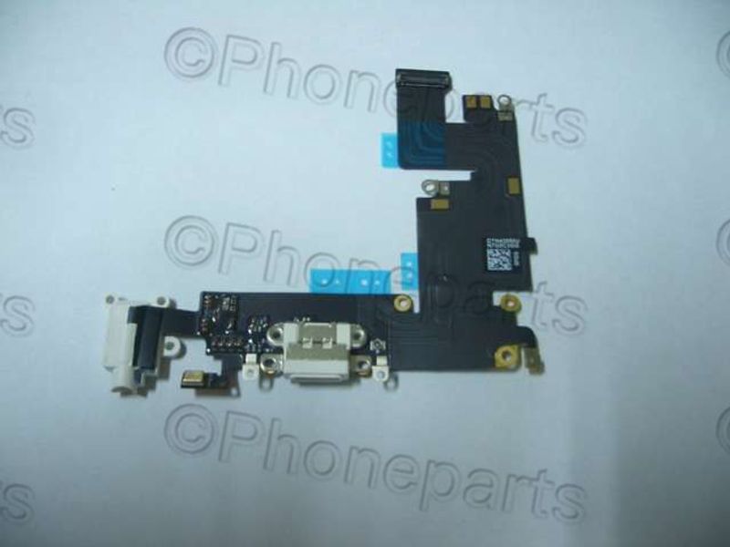 Cable Flex Conector Carga Apple iPhone6+ Plus Blanco con Micro y Jack de Audio
