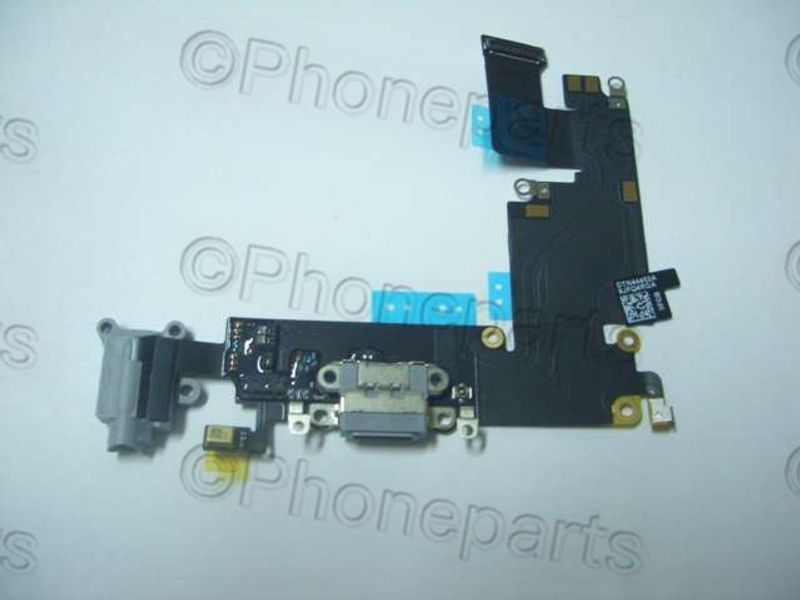 Cable Flex Conector Carga Apple iPhone6+ Plus Gris con Micro y Jack de Audio