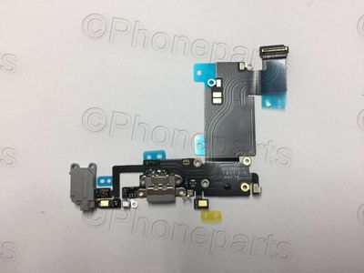 Cable Flex Conector Carga Apple Iphone 6S+ Plus Gris con Micro Conector Accesorios