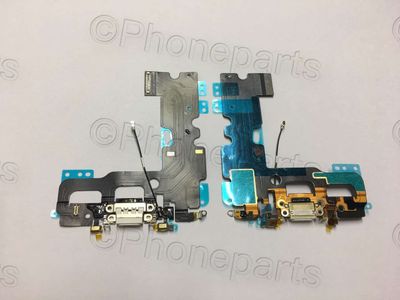 Cable Flex Conector Carga Apple IPhone7 Blanco con Micro