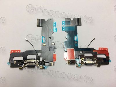 Cable Flex Conector Carga Apple IPhone7 Negro con Micro