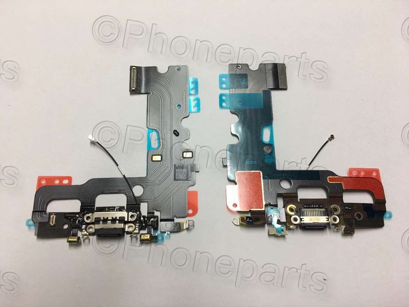 Cable Flex Conector Carga Apple IPhone7 Negro con Micro