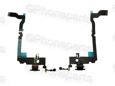 Cable Flex Conector Carga con Micro Apple Iphone Xs MAX Negro