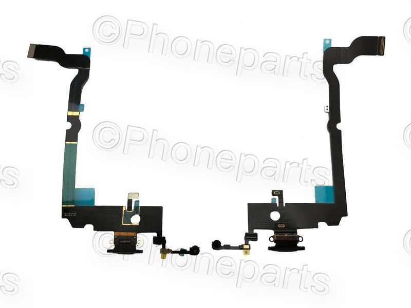 Cable Flex Conector Carga con Micro Apple Iphone Xs MAX Negro