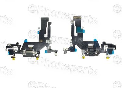 Cable Flex Conector Carga con Micro Apple Iphone11 Negro