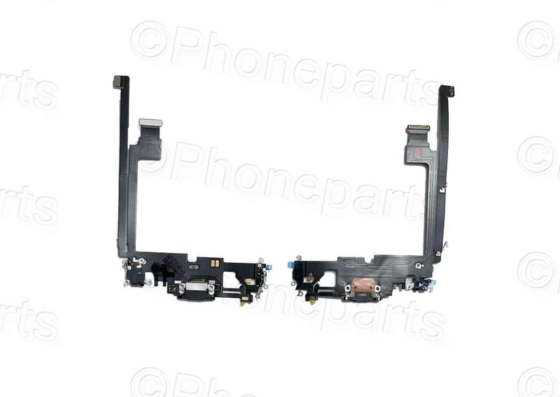 Cable Flex Conector Carga Lightning con Micro Apple Iphone12 PRO MAX Negro
