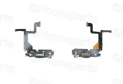 Cable Flex Conector Carga Lightning con Micro Apple Iphone13 PRO Negro