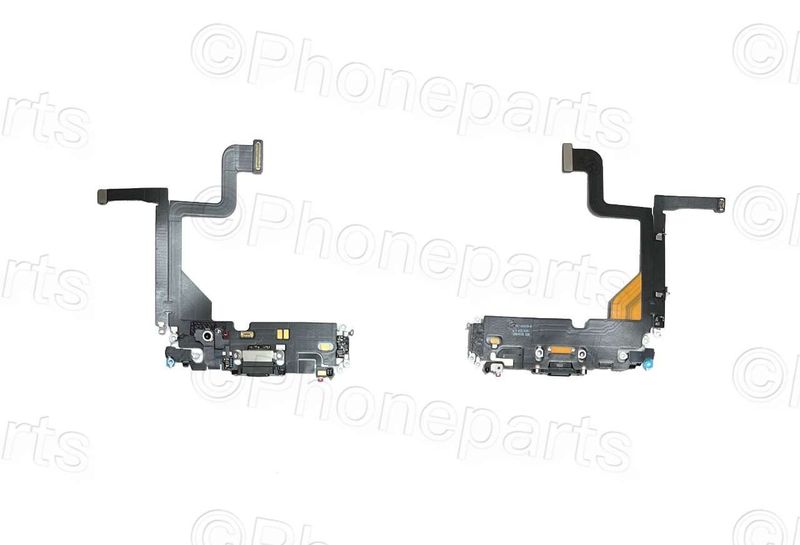 Cable Flex Conector Carga Lightning con Micro Apple Iphone13 PRO Negro