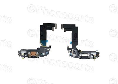 Cable Flex Conector Carga Lightning con Micro Apple Iphone13 Mini Negro
