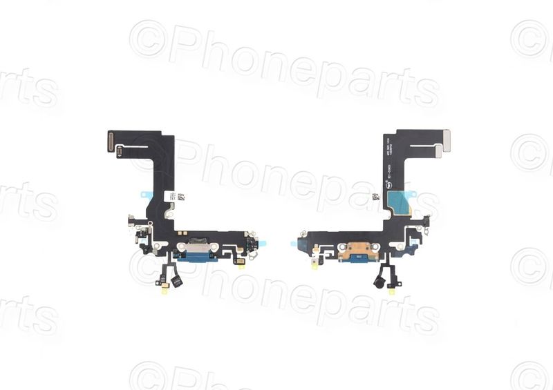 Cable Flex Conector Carga Lightning con Micro Apple Iphone13 Mini Azul