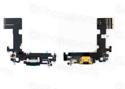 Cable Flex Conector Carga Lightning con Micro Apple Iphone13 Negro