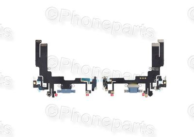 Cable Flex Conector Carga Lightning con Micro Apple Iphone14 Azul