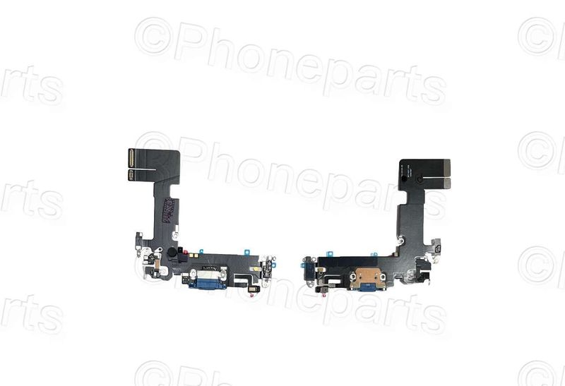 Cable Flex Conector Carga Lightning con Micro Apple Iphone13 Azul