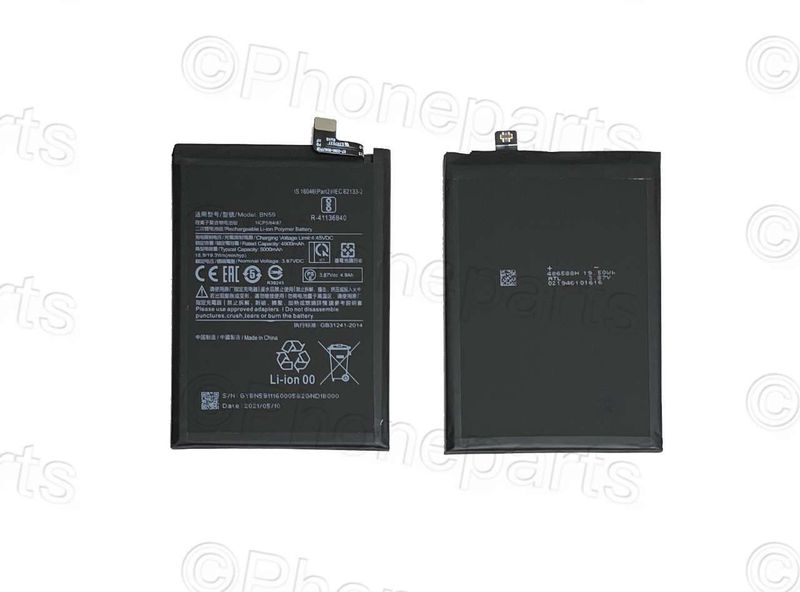 Batería Xiaomi RedMi Note10 / Note 10S BN59 5000mAh