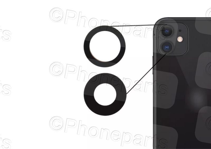 Lentes de Cámara + Pegatina Doble Cara Apple Iphone11