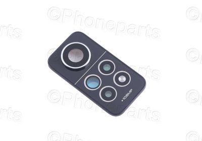 Lente Cámara Trasera + Marco Lente Xiaomi RedMi Note12 PRO 4G Negro