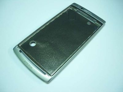 Carcasa Frontal Sony Ericsson X12, Xperia ARC Gris LT15, LT18 con Pegatina para