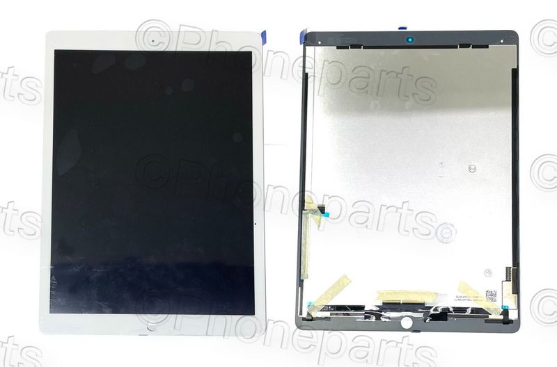 Pantalla Completa Apple Ipad PRO 12,9" 2015 A1584 / A1652 Blanco con Flex IC-Board (Flex de Conexión a Placa)