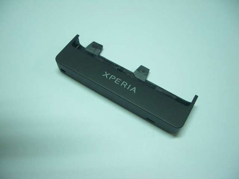 Tapa Carcasa Embellecedor Inferior Sony MT27 Negro Xperia Sola