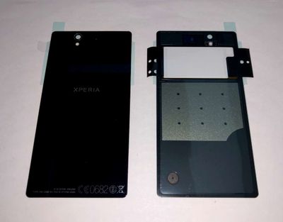 Tapa Batería original con Pegatina Doble Cara Sony Xperia Z C6603 Negro