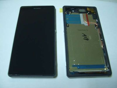 Pantalla Completa Sony Xperia Z2 D6502, D6503, D6543, L50w Negra con Marco
