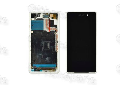Pantalla Completa Sony Xperia Z2 D6502, D6503, D6543, L50w Blanca con Marc