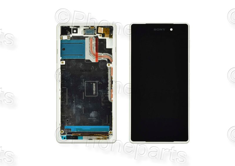 Pantalla Completa Sony Xperia Z2 D6502, D6503, D6543, L50w Blanca con Marc