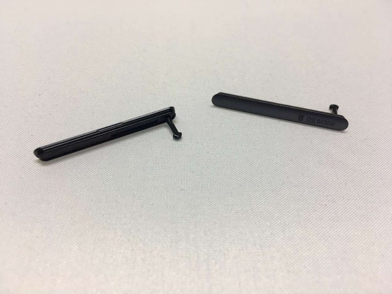 Tapa MicroSD Tarjeta Memoria Sony Xperia Z3 D6603, D6616, D6643, D6653 Negro