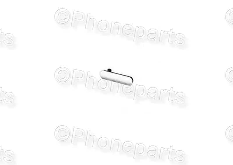 Tapa Conector Carga Sony Xperia Z3 D6603, D6616, D6643, D6653 Blanco Plata 100% original