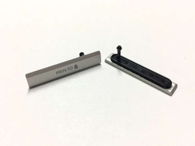 Tapa Lateral Tarjeta Memoria MicroSD Sony Xperia Z2 D6502 D6503 D6543 L50w Blanca