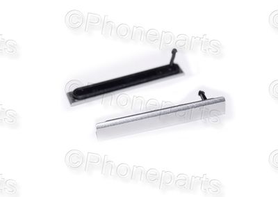 Tapa Conector Carga, Tarjeta SIM Sony Xperia Z2 D6502, D6503, D6543, L50w Blanco 100% original