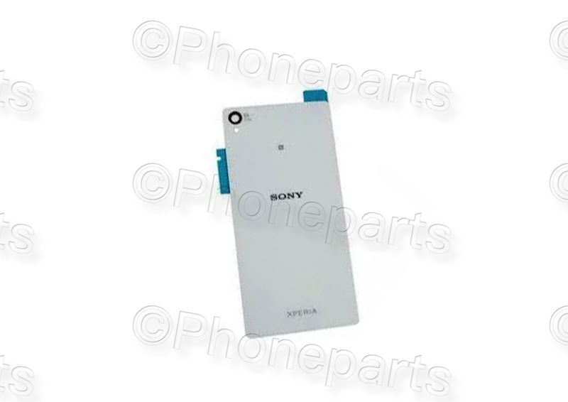 Carcasa Trasera Tapa Batería Original con Pegatina Doble Cara Sony Xperia Z3c Compact D8503 Blanca