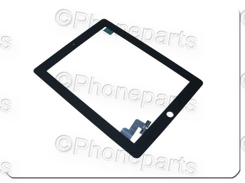 Digitalizador / Pantalla Táctil Apple IPAD2 Negro con Pegatina Doble Cara y Botón A1395, A1396, A1397
