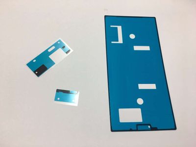 Juego de 3 Pegatinas Doble Cara Display Sony Xperia XZ F8331, F8332 (Dual SIM)