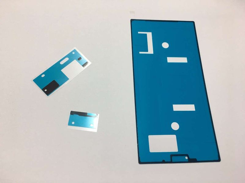 Juego de 3 Pegatinas Doble Cara Display Sony Xperia XZ F8331, F8332 (Dual SIM)