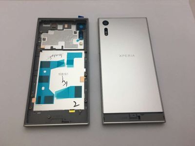 Carcasa Trasera Tapa Batería Sony Xperia XZ F8331, F8332 Plata