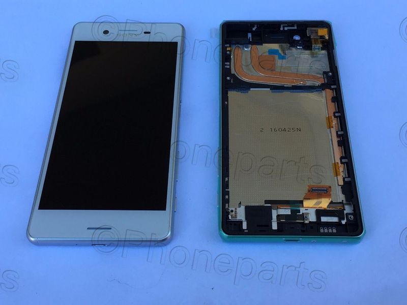 Pantalla Completa Sony Xperia X Performance F8131 F8132 Blanco Plata con Marco