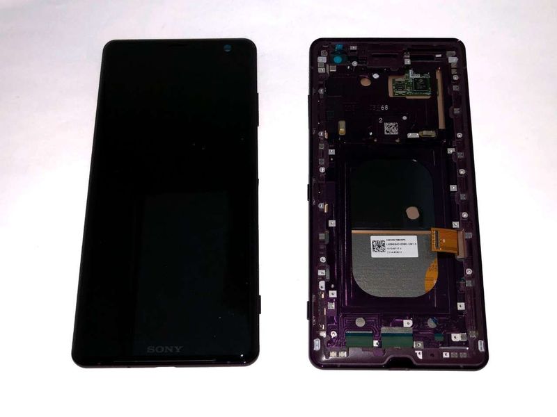 Pantalla Completa Sony Xperia XZ3 H8416, H9436, H9493 Rosa Morado con Marco